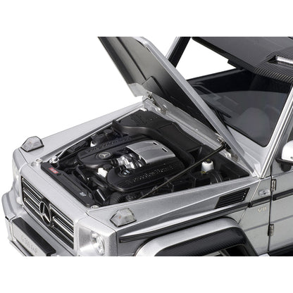 Mercedes Benz G500 4X4 2 Silver 1/18 Model Car by Autoart