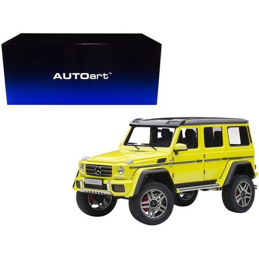 Mercedes Benz G500 4X4 2 Electric Beam/ Yellow 1/18 Model Car by Autoart