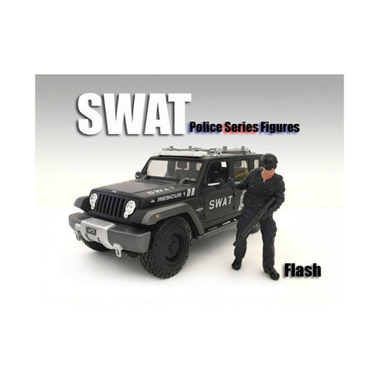 SWAT Team Flash Figure For 1:18 Scale Models by American Diorama