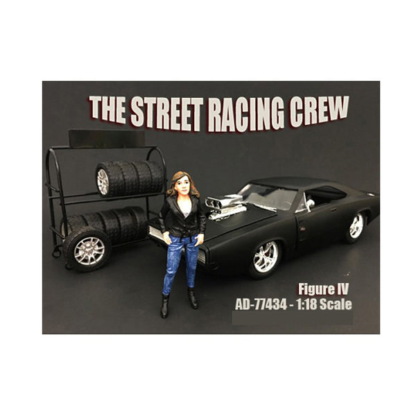 The Street Racing Crew Figure IV For 1:18 Scale Models by American Diorama