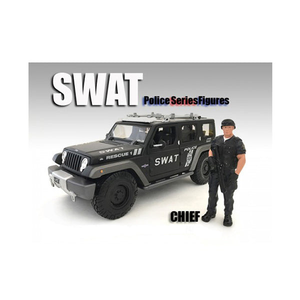 SWAT Team Chief Figure For 1:24 Scale Models by American Diorama