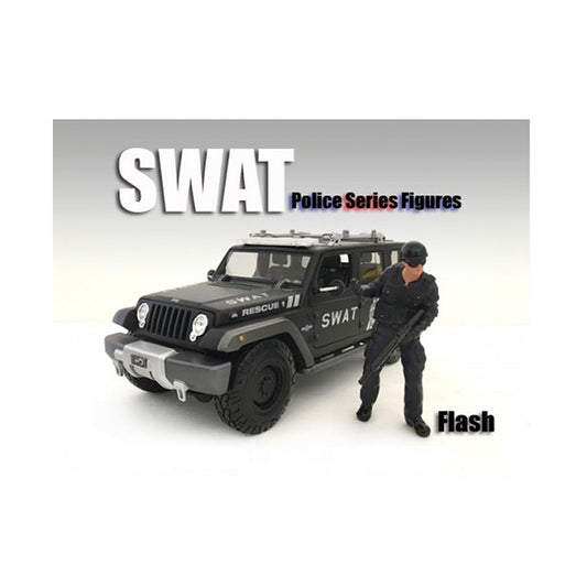 SWAT Team Flash Figure For 1:24 Scale Models by American Diorama