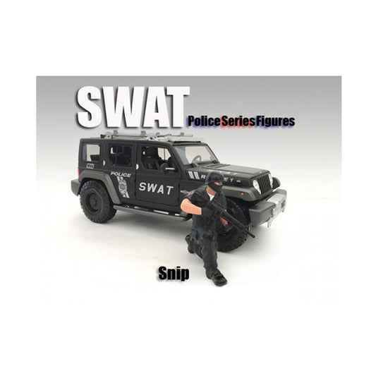 SWAT Team Snip Figure For 1:24 Scale Models by American Diorama