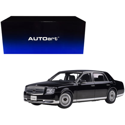 Toyota Century RHD (Right Hand Drive) Black 1/18 Model Car by Autoart