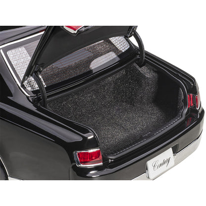 Toyota Century with Curtains RHD (Right Hand Drive) Black Special Edition 1/18 Model Car by Autoart