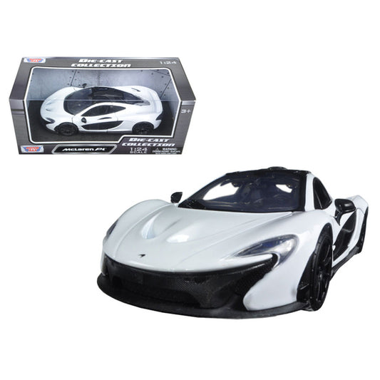 McLaren P1 White 1/24 Diecast Model Car by Motormax