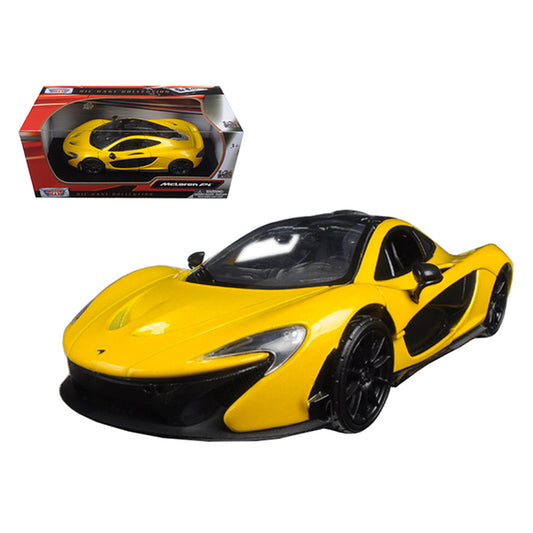 McLaren P1 Yellow 1/24 Diecast Model Car by Motormax