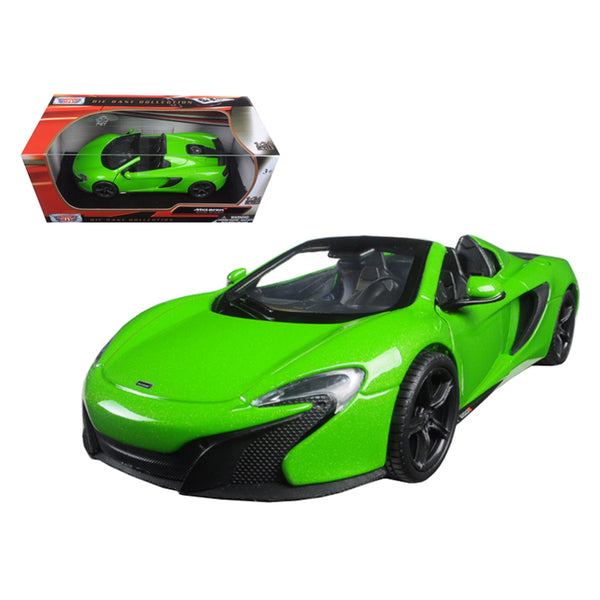 McLaren 650S Spider Green 1/24 Diecast Model Car by Motormax