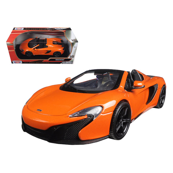 McLaren 650S Spider Orange 1/24 Diecast Model Car by Motormax