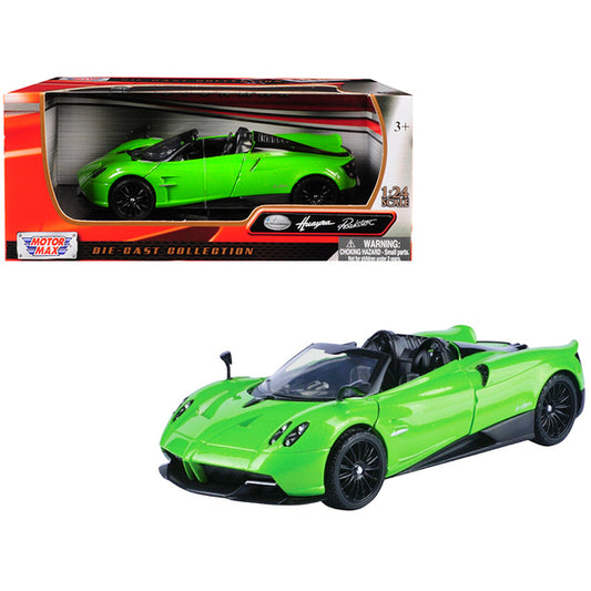 Pagani Huayra Roadster Green 1/24 Diecast Model Car by Motormax