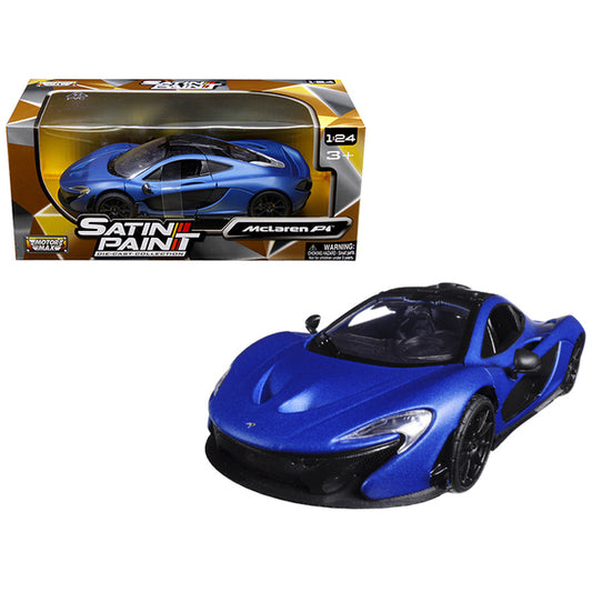 McLaren P1 Matt Metallic Blue 1/24 Diecast Model Car by Motormax