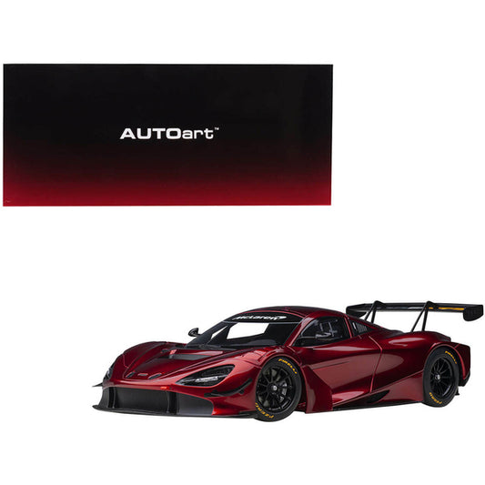 McLaren 720S GT3 Volcano Red Metallic 1/18 Model Car by Autoart