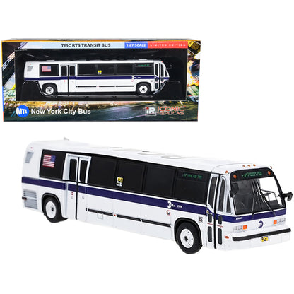 TMC RTS Transit Bus MTA New York "47 LaGuardia Airport Marine Air Term" "MTA New York City Bus" Series 1/87 Diecast Model by Iconic Replicas