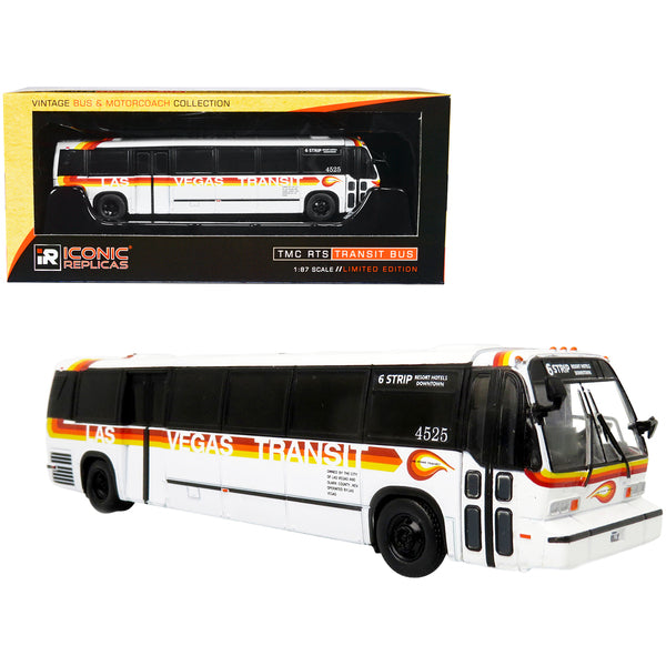 TMC RTS Transit Bus Las Vegas Transit "6 Strip Resort Hotels-Downtown" "Vintage Bus & Motorcoach Collection" 1/87 Diecast Model by Iconic Replicas