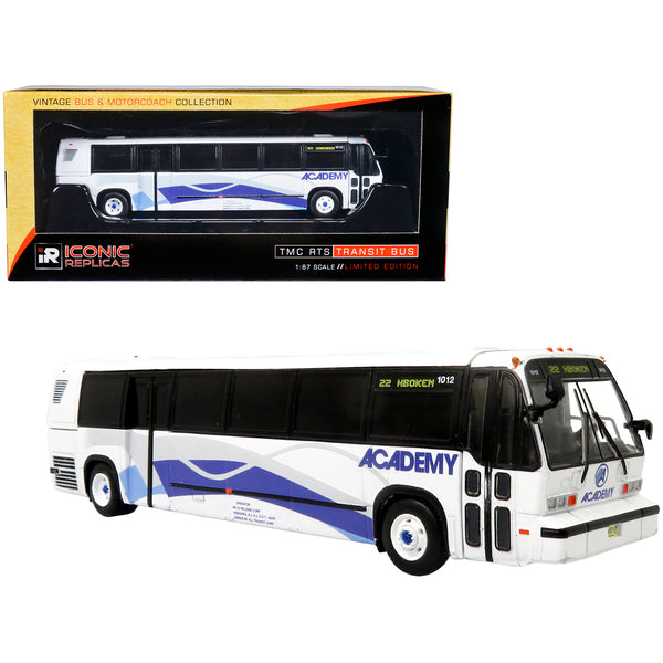 TMC RTS Transit Bus Academy Bus Lines "22 Hoboken" "Vintage Bus & Motorcoach Collection" 1/87 Diecast Model by Iconic Replicas