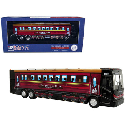 Van Hool CX-45 Coach Bus Academy Bus Lines "The Sunshine Flyer: The Rockfish" 1/87 Diecast Model by Iconic Replicas