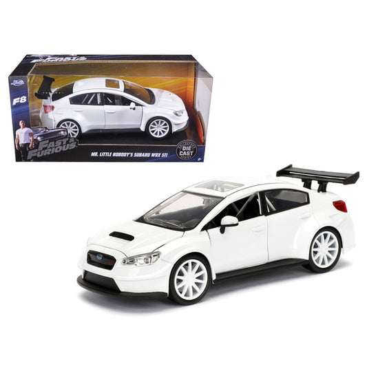 Mr. Little Nobody's Subaru WRX STI White "Fast & Furious F8: The Fate of the Furious" Movie 1/24 Diecast Model Car  by Jada