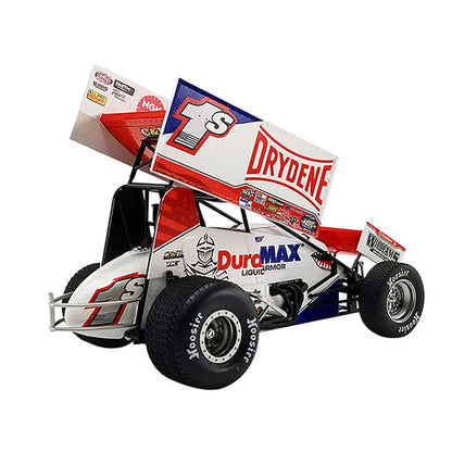 Winged Sprint Car #1S Logan Schuchart "Drydene - Duramax" Shark Racing "World of Outlaws" (2022) 1/18 Diecast Model Car by ACME