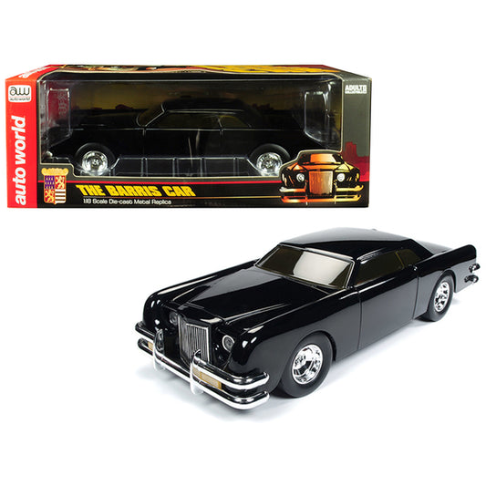 The Barris Car Black Sparkle 1/18 Diecast Model Car by Autoworld