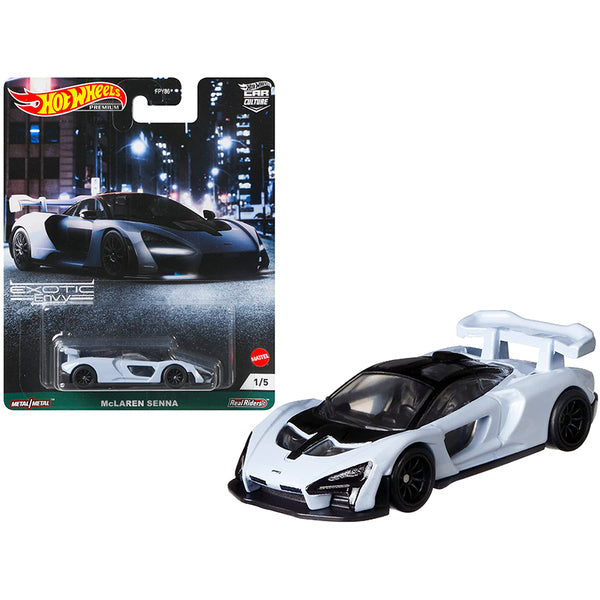 McLaren Senna Light Blue "Exotic Envy" Series Diecast Model Car by Hot Wheels