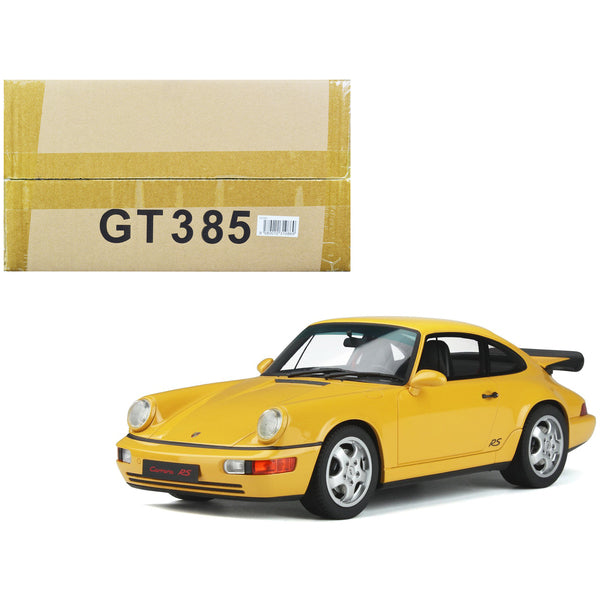 Porsche 964 RS America Yellow 1/18 Model Car by GT Spirit