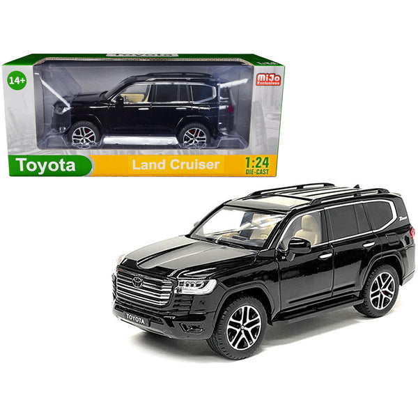 Toyota Land Cruiser Black Metallic 1/24 Diecast Model Car