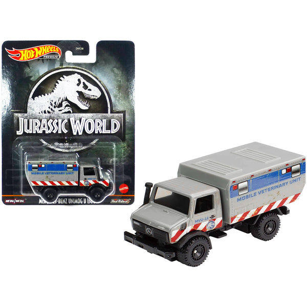 Mercedes-Benz Unimog U 1300 L "Mobile Veterinary Unit MVU-12" "Jurassic World" (2015) Movie Diecast Model Car by Hot Wheels