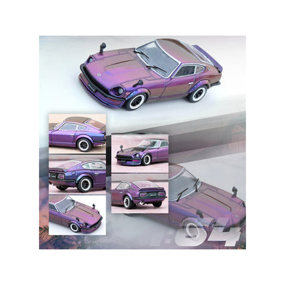 Nissan Fairlady Z (S30) RHD (Right Hand Drive) Midnight Purple II Metallic "Hong Kong Ani-Com and Games 2022" Event Edition 1/64 Diecast Model Car by Inno Models