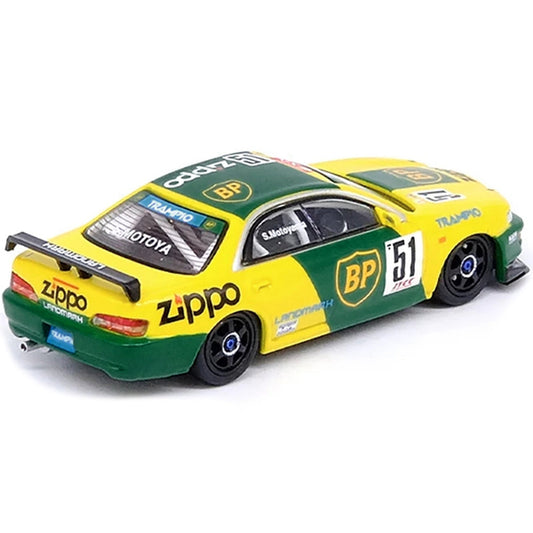 Toyota Corona EXIV #51 RHD (Right Hand Drive) Satoshi Motoyama "JTCC" Japan Touring Car Championship (1995) 1/64 Diecast Model Car by Inno Models