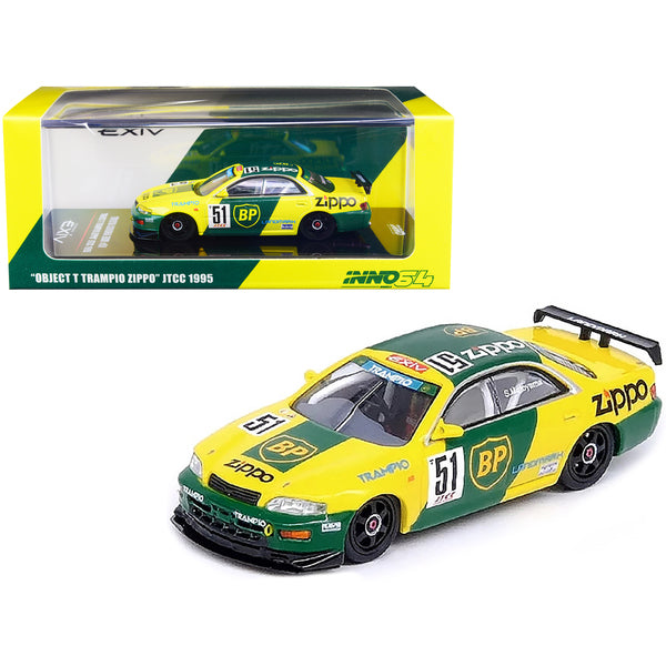 Toyota Corona EXIV #51 RHD (Right Hand Drive) Satoshi Motoyama "JTCC" Japan Touring Car Championship (1995) 1/64 Diecast Model Car by Inno Models