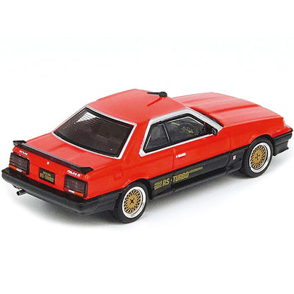 Nissan Skyline 2000 RS-X Turbo (DR30) RHD (Right Hand Drive) Red and Black 1/64 Diecast Model Car by Inno Models