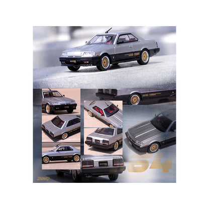 Nissan Skyline 2000 RS-X Turbo (DR30) RHD (Right Hand Drive) Silver and Black 1/64 Diecast Model Car by Inno Models