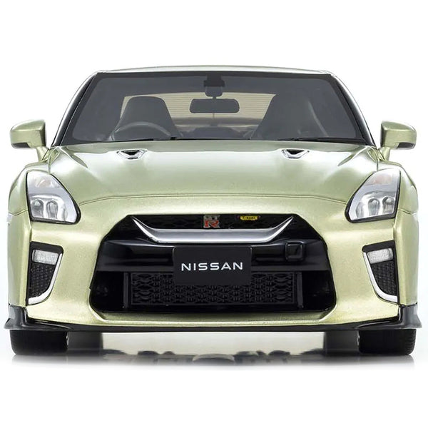 Nissan GT-R Premium Edition T-Spec RHD (Right Hand Drive) Millenium Jade Green Metallic 1/18 Model Car by Kyosho