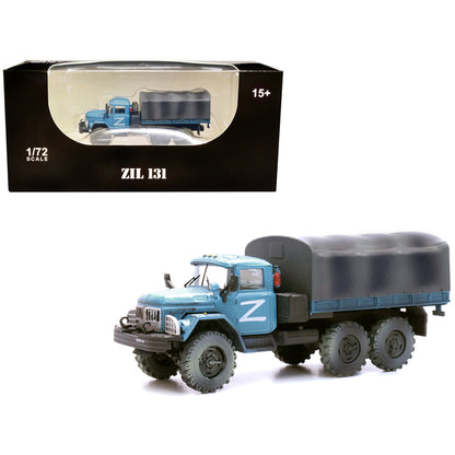 ZIL 131 Cargo Truck Light Blue "Z" Russian Army 1/72 Diecast Model by Legion