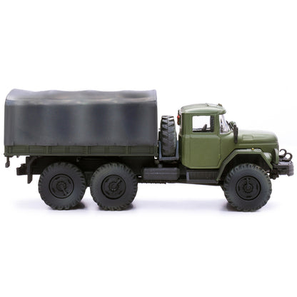 ZIL 131 Cargo Truck Green with White Stripes "Ukrainian Ground Forces" 1/72 Diecast Model by Legion