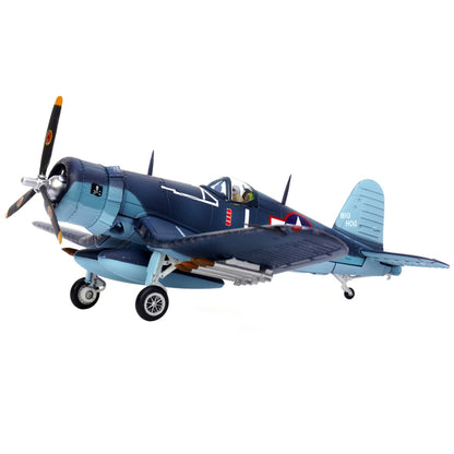 Vought F4U-1A Corsair Fighter Plane "Big Hog" VF-17 "Jolly Rogers" Captain Tommy Blackburn US Navy (1943) 1/72 Diecast Airplane Model by Legion