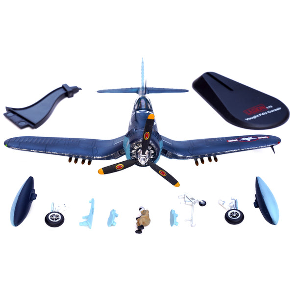 Vought F4U-1A Corsair Fighter Plane "Big Hog" VF-17 "Jolly Rogers" Captain Tommy Blackburn US Navy (1943) 1/72 Diecast Airplane Model by Legion