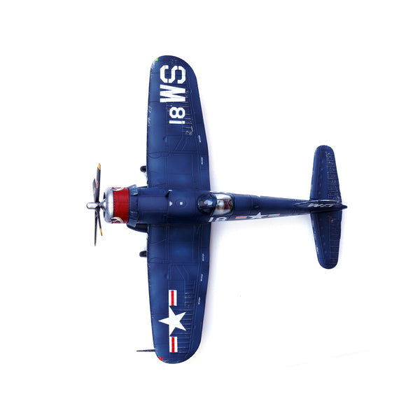 Vought F4U-4 Corsair Fighter Plane Marine Fighter Squadron 323 (VMF-323) "Death Rattlers" USS Sicily (CVE-118) (1951) 1/72 Diecast Airplane Model by Legion