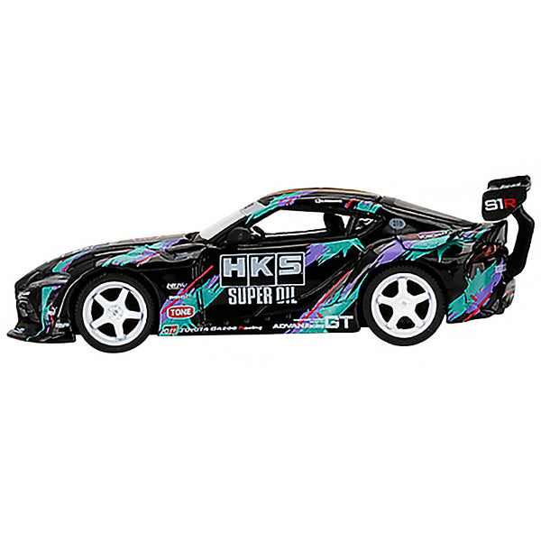 Toyota GR Supra (A90) RHD (Right Hand Drive) "HKS" Livery "2020 Tokyo Auto Salon" Limited Edition to 4800 pieces Worldwide 1/64 Diecast Model Car by True Scale Miniatures