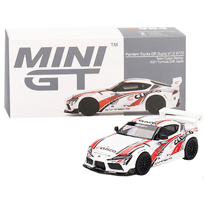 Toyota Pandem GR Supra V1.0 #770 RHD (Right Hand Drive) Yusuke Kusaba "Team Cusco Racing" Formula Drift Japan (2021) Limited Edition to 3000 pieces Worldwide 1/64 Diecast Model Car by True Scale Miniatures