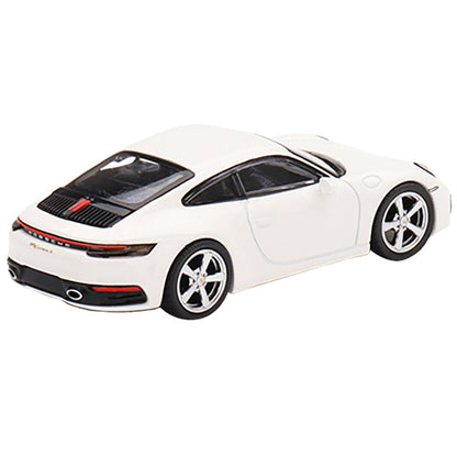 Porsche 911 (992) Carrera S White Limited Edition to 3000 pieces Worldwide 1/64 Diecast Model Car by True Scale Miniatures