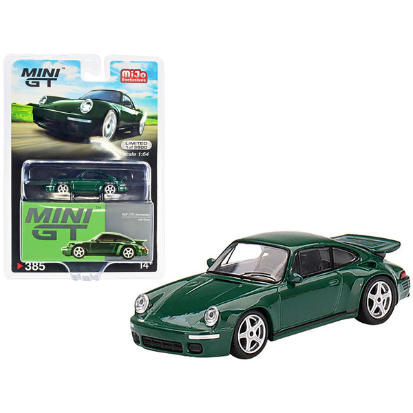 RUF CTR Anniversary Irish Green Limited Edition to 3600 pieces Worldwide 1/64 Diecast Model Car by True Scale Miniatures