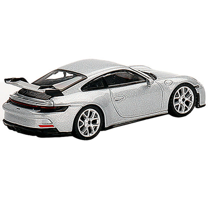 Porsche 911 (992) GT3 GT Silver Metallic Limited Edition to 3600 pieces Worldwide 1/64 Diecast Model Car by True Scale Miniatures