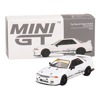 Nissan Skyline GT-R VR32 "Top Secret" RHD (Right Hand Drive) White Limited Edition to 1200 pieces Worldwide 1/64 Diecast Model Car by True Scale Miniatures