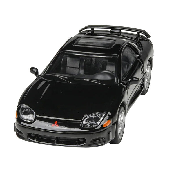 Mitsubishi 3000GT GTO Pyrenees Black with Sunroof 1/64 Diecast Model Car by Paragon Models