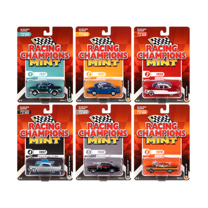 Racing Champions Mint 2022 Set of 6 Cars Release 2 1/64 Diecast Model Cars by Racing Champions