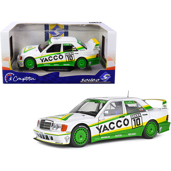 Mercedes Benz 190 EVO II #10 Jacques Laffite "Yacco" DTM Deutsche Tourenwagen Masters (1991) "Competition" Series 1/18 Diecast Model Car by Solido