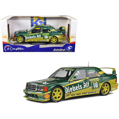 Mercedes-Benz 190 EVO II #18 Kurt Thiim "DTM (Deutsche Tourenwagen Meisterschaft)" (1992) "Competition" Series 1/18 Diecast Model Car by Solido