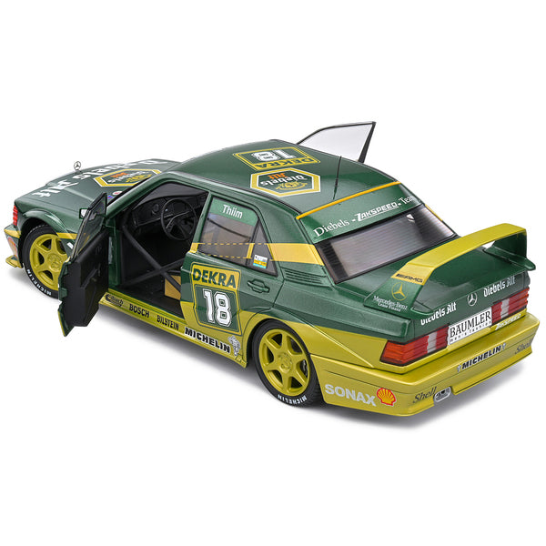 Mercedes-Benz 190 EVO II #18 Kurt Thiim "DTM (Deutsche Tourenwagen Meisterschaft)" (1992) "Competition" Series 1/18 Diecast Model Car by Solido