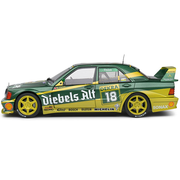 Mercedes-Benz 190 EVO II #18 Kurt Thiim "DTM (Deutsche Tourenwagen Meisterschaft)" (1992) "Competition" Series 1/18 Diecast Model Car by Solido